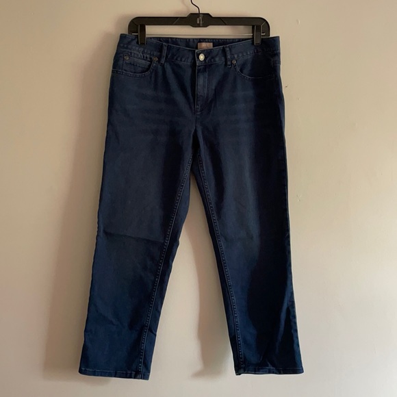 J. Jill Denim - J. Jill crop denim jeans stretch size 8